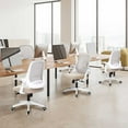 thumbnail image 4 of NEO CHAIR Office Chair, Flip-up Padded Armrests Desk Chair, Ergonomic Back Support, Beige, 4 of 8