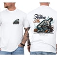 thumbnail image 2 of Fishers of Men Christian T-Shirt – Double-Sided Scripture Tee with Deer Hunter Graphic, Religious Faith Shirt, Unisex Worship Top, 2 of 7