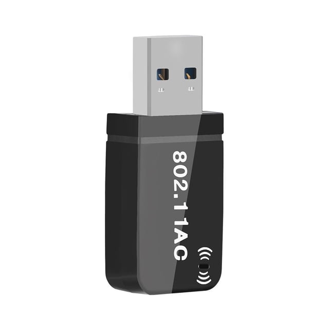 Tarjeta de Red 1300Mbps WiFi Dongle Receptor Compatible con Windows 7/8/8.1/10/11