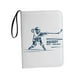 thumbnail image 1 of Estuche de exhibición para tarjetas coleccionables de hockey con cremallera y 400 bolsillos Blanco, 1 of 9