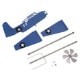 thumbnail image 2 of Véana Meteorológica De Avión, Construcción Estable Avión Giratriz De Viento Iron Y Acero Inoxidable Resistente De óxido Azul Para Patio, 2 of 7