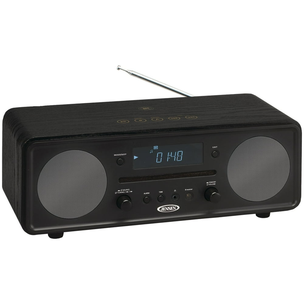 JENSEN JBS600 Bluetooth Digital Music System with CD Player Walmart