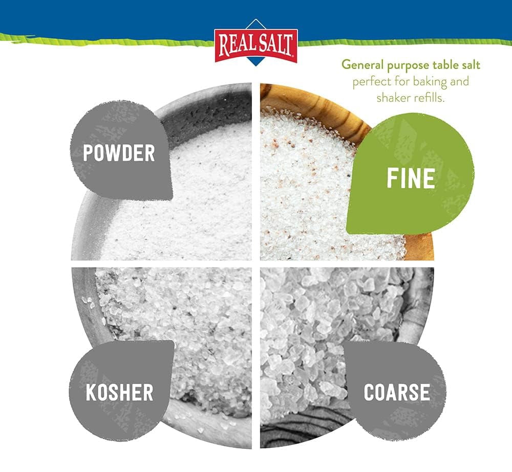 Real Salt Fine Salt - Single Bulk Item - 25LB