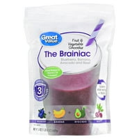 Great Value Fruit & Vegetable Smoothie, The Brainiac, 24 oz