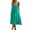 Green, variant on FASHOFT Backless Cami Dress for Women Backless Dresses Spaghetti Strap Flowy V Neck Midi Dress 2026 Summer Casual Solid Color Sleeveless Coffee XXL