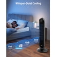 thumbnail image 5 of Tower Fan, 38” Oscillating Tower Fan with Remote, LED Display Cooling Tower Fan, Air Conditioner Bladeless Fan for Bedroom, Living Room, Offices & Kitchen, 5 of 9
