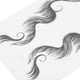 thumbnail image 4 of Etiqueta Engomada Falsa De Hailine, Bordes De Mujeres Peinados Tatuaje Borde Etiqueta Engomada Del Cabello Etiqueta Engomada Del Tatuaje Del Cabello Solución Innovadora, 4 of 9