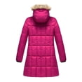 thumbnail image 2 of Haute Edition Women's Mid-Length Puffer Parka Coat with Faux Fur-lined Hood, 2 of 5
