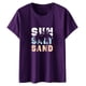 thumbnail image 4 of Fiudx Ofertas Flash Del Día Solo En Línea Blusa de Manga Corta con Estampado de Moda para Mujer, Divertida Camiseta con Cuello Redondo, 4 of 4