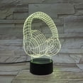 thumbnail image 1 of Auriculares LED 3D con luz nocturna que cambian de color para niños, 1 of 1