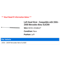 thumbnail image 2 of Left Hood Strut - Compatible with 2006 - 2008 Mercedes-Benz SLK280 2007, 2 of 2