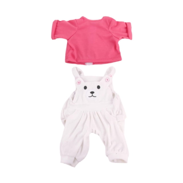 Ropa de muñeca renacida Oso Traje Pantalones Motantes de muñeca Moda Ropa para niñas para muñecas de 22 pulgadas Regalo de cumpleaños