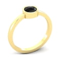 thumbnail image 6 of SuperJeweler 1/2 Carat Rose Cut Black Diamond Solitaire Engagement Ring In 14 Karat Yellow Gold For Women, 6 of 6