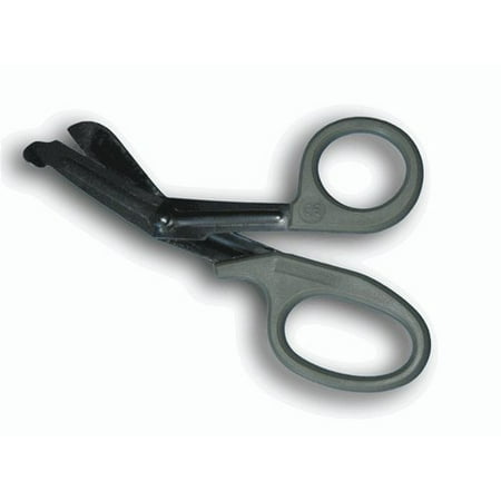 Black Rescue Blade - EMT Shears with Olive Drab Handle & Black Blades Rescue Essentials By Magnum