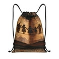 thumbnail image 1 of Lsque Vintage Family History Book Print Drawstring Backpack Bag Sport Gym Sackpack Cinch Bags Drawstring Bags Draw String Sport Bag-Medium, 1 of 6