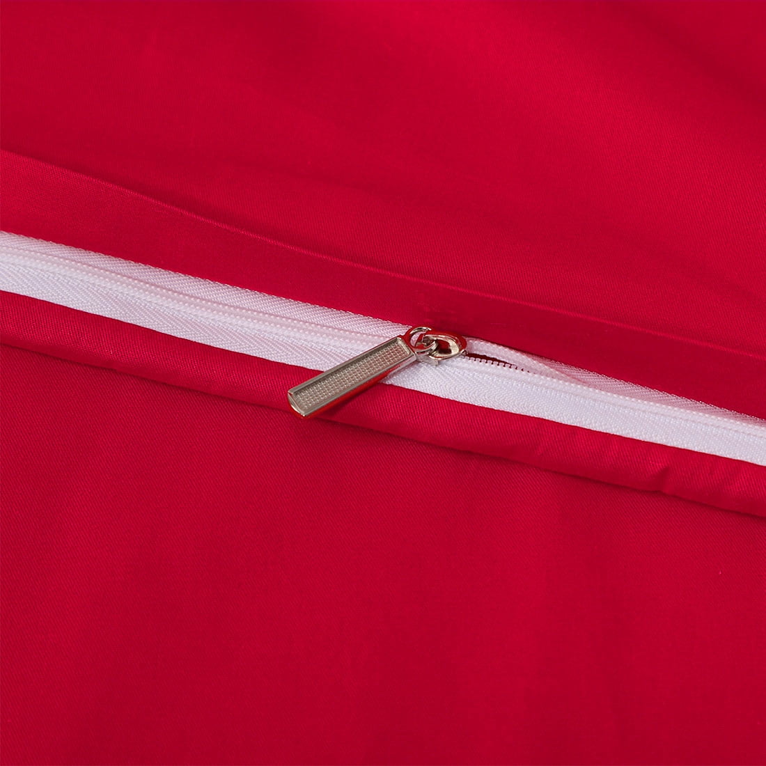 Unique Bargains Pillowcases 2 Pack 100% Cotton Body Pillow Covers Red 20" x 54"