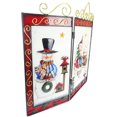 thumbnail image 4 of Christmas ConceptsÂ® Christmas Santa/Snowman Metal Fire Screen - Christmas Decor - Two (Medium 49cm Snowman), 4 of 9