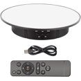 thumbnail image 1 of Leadleds 360 Rotating Display Stand, 7.9" Top Mirror Remote Control Motorized Display Turntable Usb Powered for Photography Products and Shows, 1 of 8