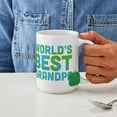 thumbnail image 4 of CafePress - World's Best Grandpa - 15 oz Ceramic Large White Novelty Mug, 4 of 6