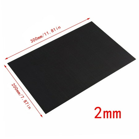 

New 100% Real glossy Carbon Fiber Plate Panel Sheet 3K Plain Weave 200×300×1.5mm