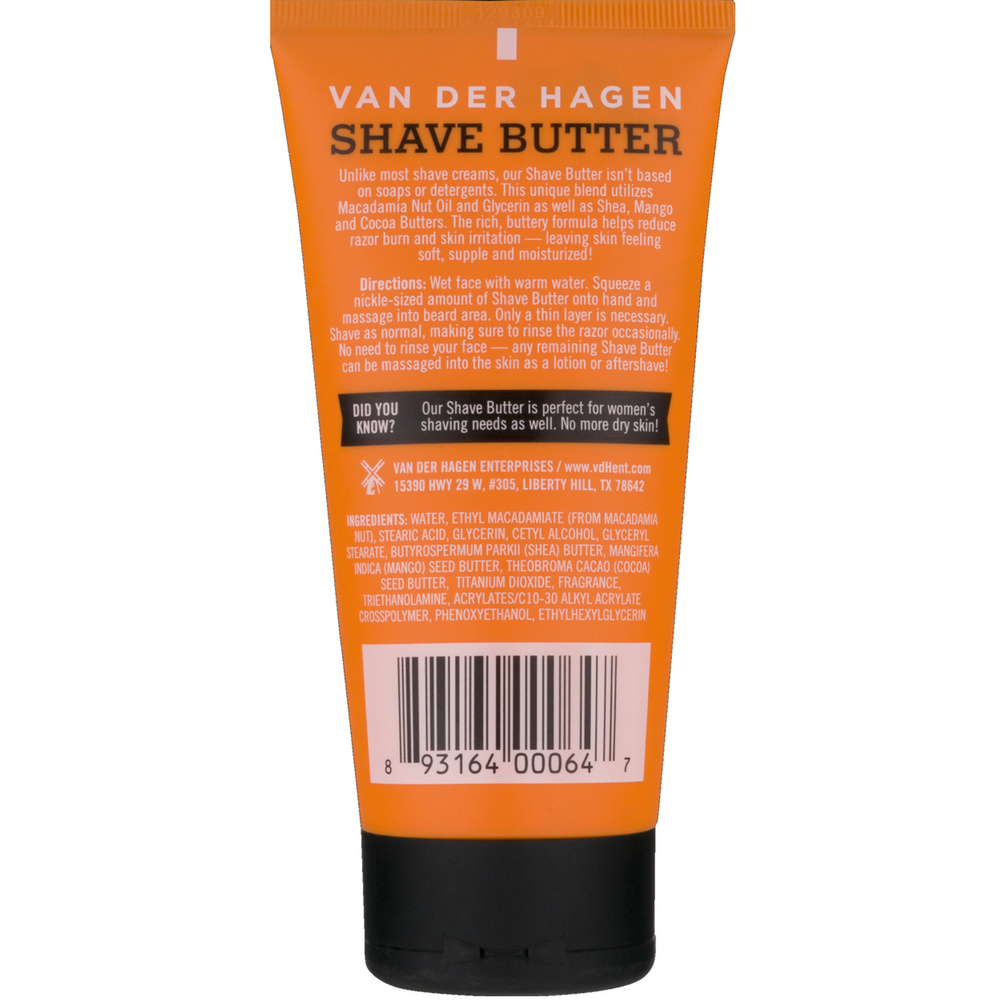 3 Pack - Van Der Hagen Shave Butter 6 oz - image 3 of 3