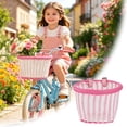 thumbnail image 2 of XINGAG Bike Basket, Front Bicycle Basket, Wicker Bike Front Basket, Rattan Woven Scooter Basket with Adjustable Straps for Adult Boys Girls Outdoor Riding, 2 of 9