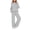 Gray-sweatsuits for women, variant on Womens Mock Neck 2 Piece Lounge Sweat Sets Sweatshirts Wide Leg Sweatpants Sweatsuits Matching Set