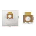 thumbnail image 6 of 4 PACK 4/10pcs Dust Bags For HOOVER Style H H81/H81 Pure Epa/Telios Extra Canister Vacuum Cleaner Bags Home Improvement Accessories Smile Home, 6 of 9