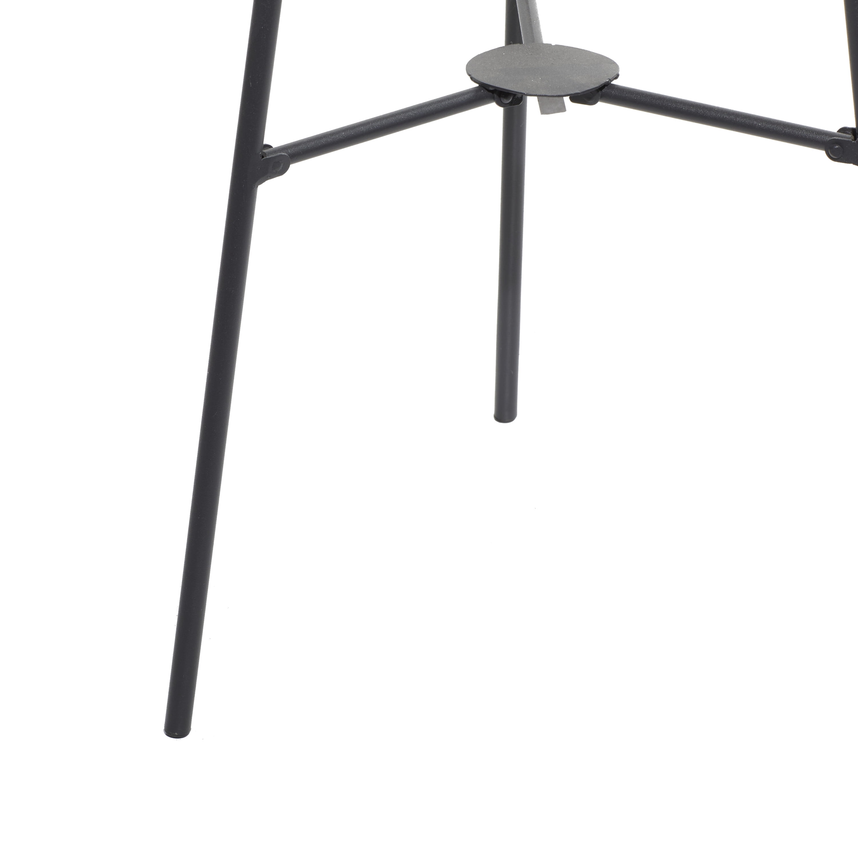 DecMode 13"W, 55"H Metal Natural Candle Lantern, White, 1 - Piece