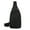 Black, variant on MUSOIE Waterproof Sling Bag Crossbody Backpack for Men Travel Hiking Daypack Chest Cross Body Bag