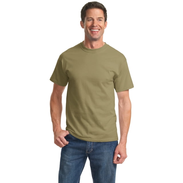 Camiseta esencial alta Puerto & Compañía PC61T Marrón polvoriento 3XLT