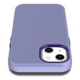 thumbnail image 6 of Decase For iPhone 13 Case,Shockproof Silicone Rubber Heavy Duty Soft TPU Protector Phone Case Cover,Light Purple, 6 of 6