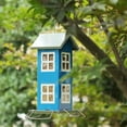 thumbnail image 2 of Wild Bird House Feeder, Weatherproof Design for Easy Cleaning & Refills, Comes with Hook to Hang on Tree, Poles in Backyard Garden, Patio; Gift idea for Parents, 2 of 7