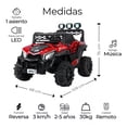 thumbnail image 2 of Coche Electrico Montable Carrito Con Control Remoto Buggy, 2 of 5