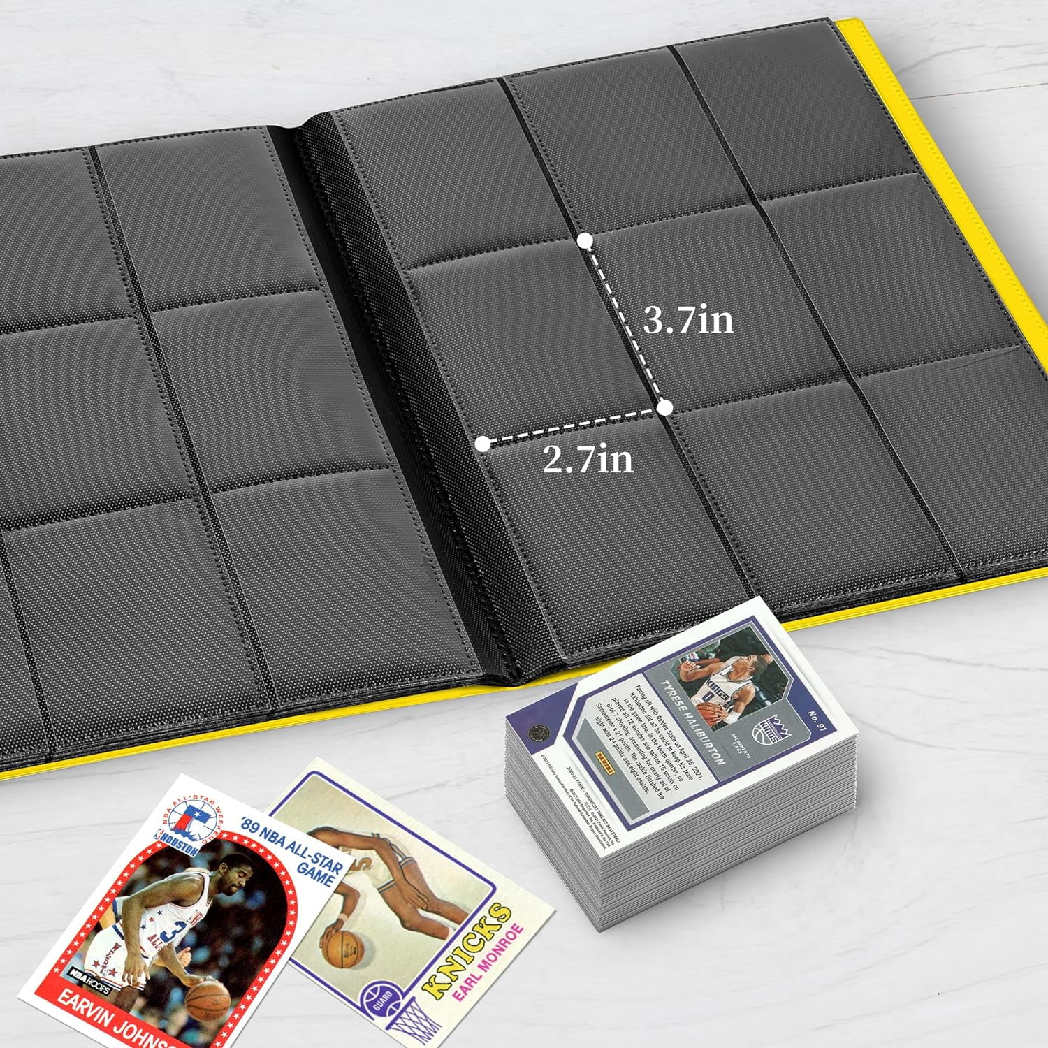 Homotte Trading Card Album, 9-Pocket, 360 Side Card Holder