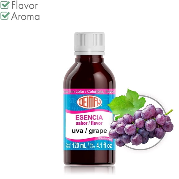 Artificial Food Flavoring - Essence- Grape - Size:120ml