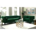 thumbnail image 2 of Inspired Home Tardeni Round Coffee Table Clear Glass Top Geometric Hexagon Metal Frame Modern, 2 of 7