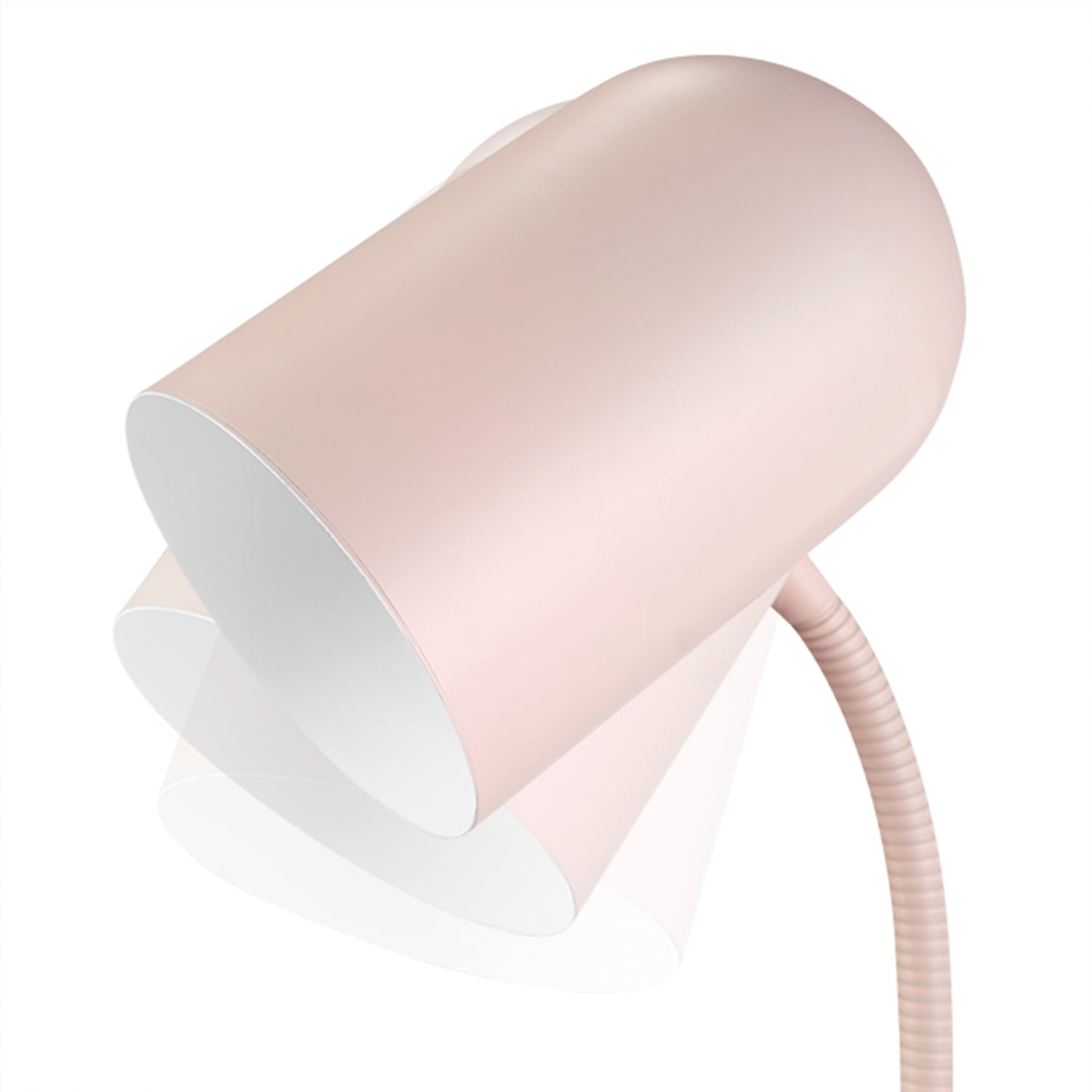 Globe Electric Carter 15" Matte Pink Clip-Arm Desk Lamp with Adjustable Gooseneck Arm, 52303