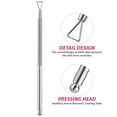 thumbnail image 3 of DECORNIJIA 4Pcs Triangular Cuticle Pusher Silver Color Nail Remover for DIY Nail Art at Home, 3 of 7