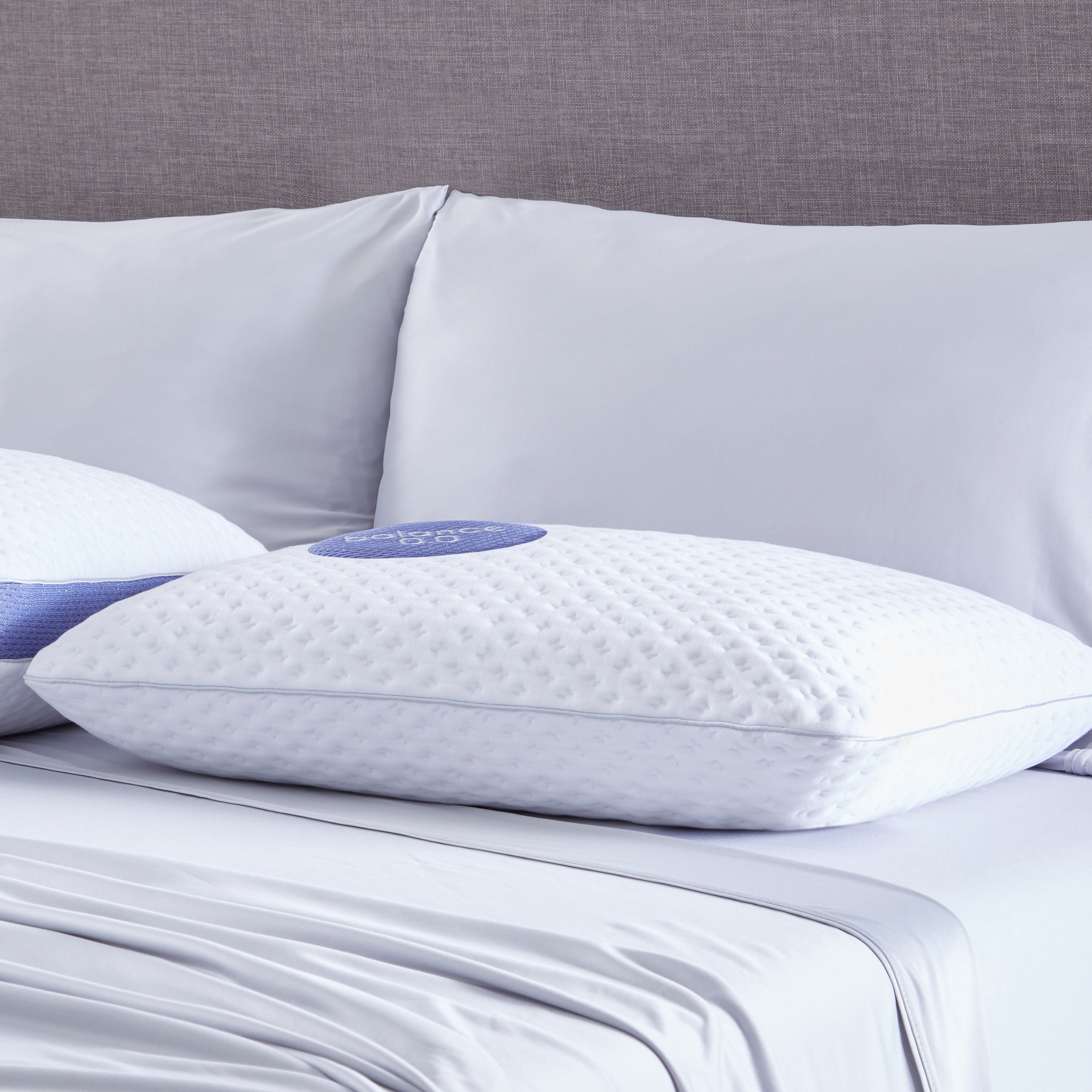 Bedgear Balance Performance Pillow – 0.0 - Moisture Wicking Bed Pillow for All Sleep Positions - Medium Firmness Bed Pillow - Washable Removable Cover