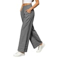 thumbnail image 5 of Sevevn Women’s Elastic High-Waisted Tiered Hem Palazzo Pants Flowy Wide Leg Casual Trousers with Side Pockets, 5 of 8