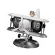 thumbnail image 4 of Reloj de escritorio perfke Con escultura de avión abatible y mecanismo automático, 4 of 9