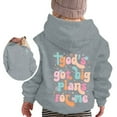 thumbnail image 3 of Kids Girl Hoodies Jesus Loves You Hoodie Long Sleeve Graphic Hoodies Comfy Oversize Pullover Top Fashion Winter Clothes Clothes for Boys 3-4 Years, 3 of 3