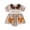 Khaki-Yvl4B, variant on OJSFQUFP Cute Baby Hare Dress Halloween Thanksgiving Turkey Pumpkin Towel Embroidered Plaid Triangle Climbing Suit