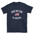 thumbnail image 1 of Brewton Alabama Patriot Men's Cotton T-Shirt, 1 of 1