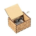 thumbnail image 1 of Amdohai Wood Music Box Mini Vintage Engraved Hand-Operated Musical Box Birthday Christmas Valentine's Day Exquisite Gift, 1 of 9