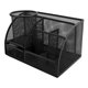 thumbnail image 1 of Mesh Metal 7 Grids Organizador De Papelería Multifuncional Con Cajón Y Soporte Para Bolígrafo Para La Escuela De Oficina, 1 of 7