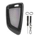 thumbnail image 2 of Car Key Cover, Carbon Fiber Key Shell Colorfast Portable Key Protective Case Cover Fit For F20 F21 F40 F22 F23 F30 F31, 2 of 8