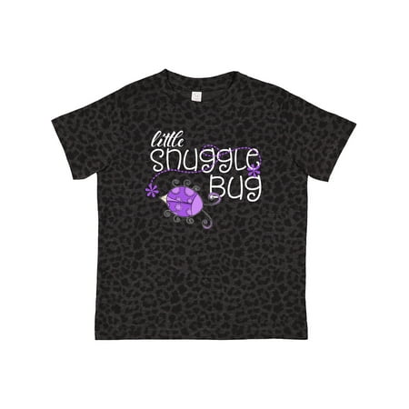 

Inktastic Little Snuggle Bug Purple Beetle Gift Toddler Boy or Toddler Girl T-Shirt
