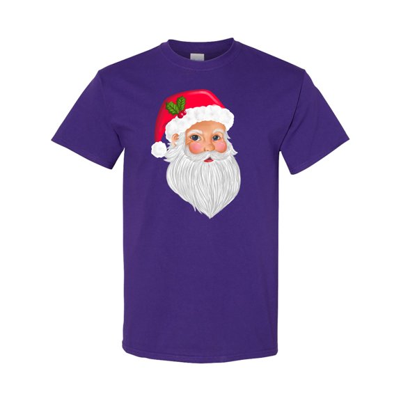 Inktastic Santa Claus Head Illustration T-Shirt